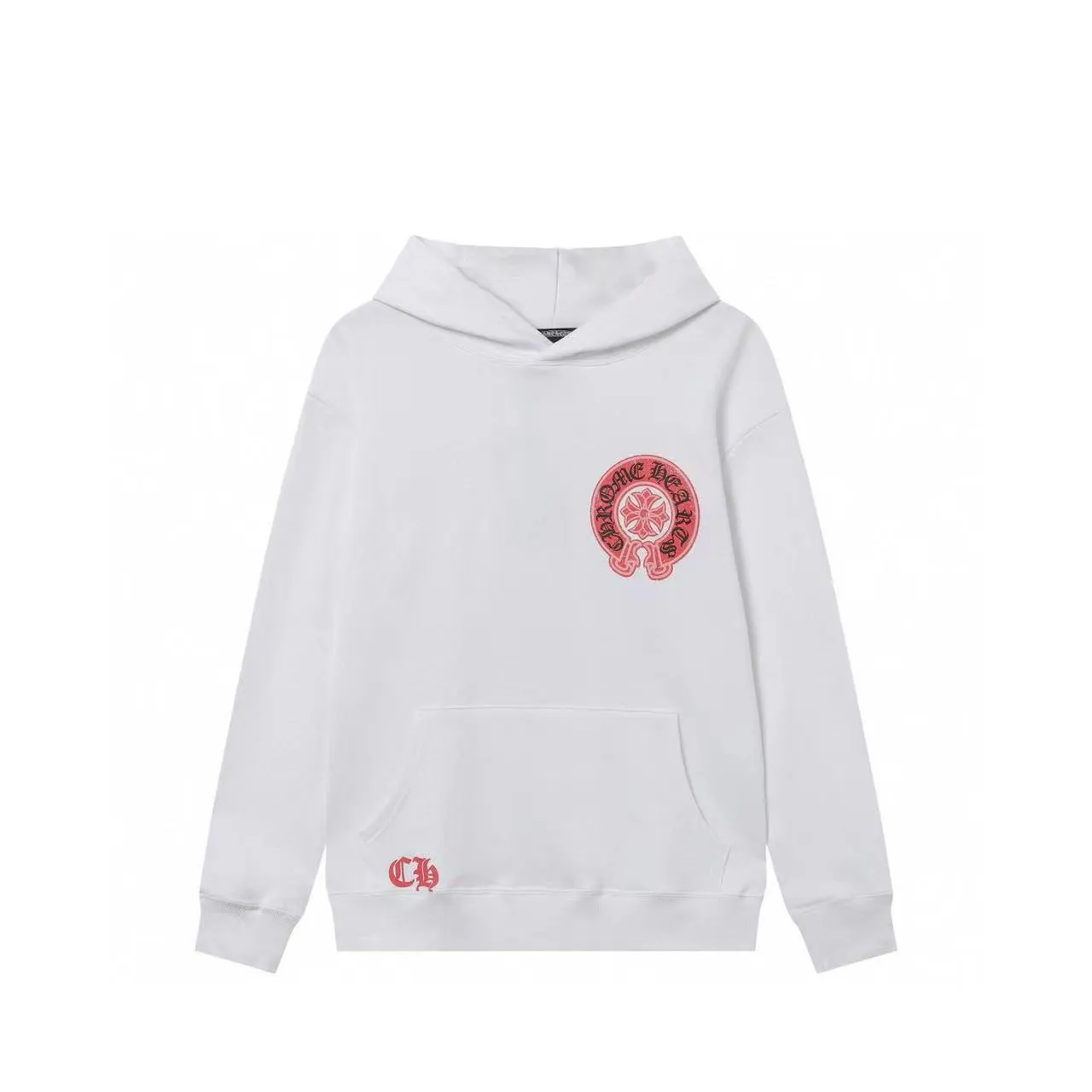 M02—P210 -Chrome Hearts/Chrome Hearts printed sweatshirt cardigan jacket -420 grams of high-density, high-quality wool, soft, delicate and skin-friendly, soft and silky to the touch, warm and skin-friendly -The hardware zipper accessories are all customized and full of details -Colour: black white -Size: S M L XL